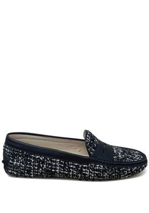 Tod's woven strap loafers - Black