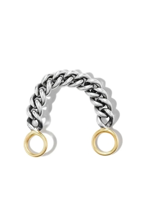 Marla Aaron 14K yellow gold Heavy Curb ring - Silver