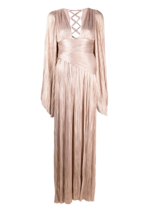 Maria Lucia Hohan Alana pleated gown - Pink