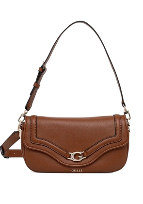 GUESS USA Dea logo-plaque cross body bag - Brown