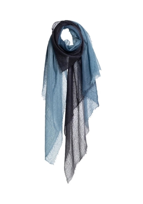 MIRROR IN THE SKY Souffle degrade scarf - Blue