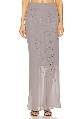 L'Academie by Marianna Estelle Maxi Skirt in Grey. Size M. Also in XS.