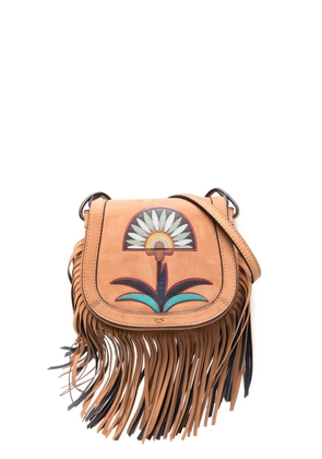 Tory Burch Lilium mini saddlebag - Brown