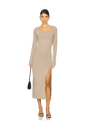 Nation Los Angeles Alma Column Dress in Nude. Size M. Also in XS.