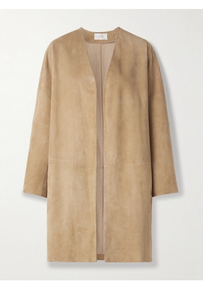 The Row - Alarico Suede Coat - Neutrals - US0,US2,US4,US6