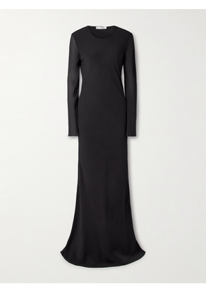 The Row - Merita Silk-georgette Gown - Black - US0,US2,US4,US6,US8