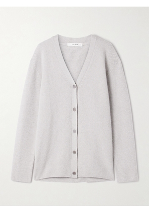 The Row - Maser Ribbed Cashmere Cardigan - White - xx small,x small,small,medium,large