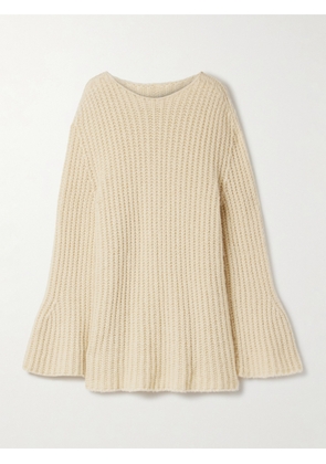 The Row - Mirr Ribbed Cashmere Seater - Yellow - xx small,x small,small,medium,large