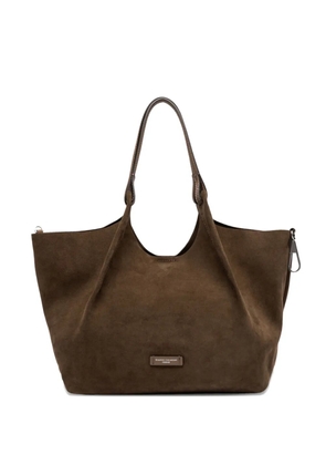 GIANNI CHIARINI Dua suede shoulder bag - Brown
