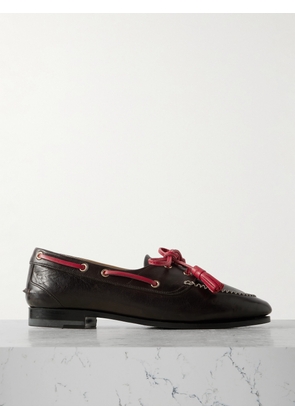 BALLY - Tasseled Leather Loafers - Brown - IT35,IT36,IT36.5,IT37,IT37.5,IT38,IT38.5,IT39,IT39.5,IT40,IT40.5,IT41,IT41.5,IT42