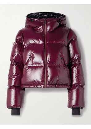 Aztech Mountain - Minnie Nuke Hooded Quilted Down Ski Jacket - Burgundy - IT38,IT40,IT42,IT44,IT46,IT48
