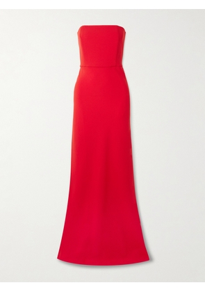 BERNADETTE - Luna Strapless Crepe Gown - Red - FR 34,FR 36,FR 38,FR 40,FR 42,FR 44,FR 46