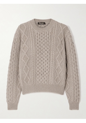 Loro Piana - Eyre Cashmere-blend Sweater - Brown - x small,small,medium,large,x large