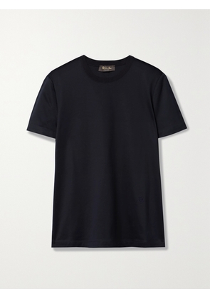 Loro Piana - Cotton-jersey T-shirt - Blue - IT36,IT38,IT40,IT42,IT44,IT46,IT48,IT50,IT52