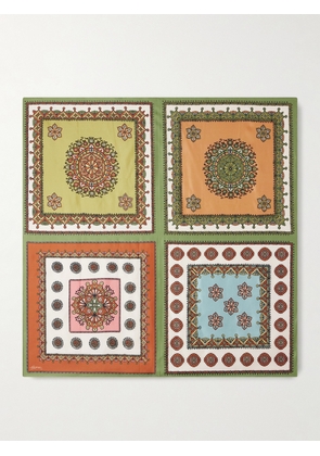 ALÉMAIS - Printed Silk-twill Scarf - Multi - One size