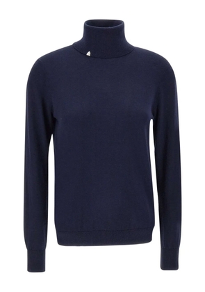 Sun68 turtleneck ribbed jumper - Blue