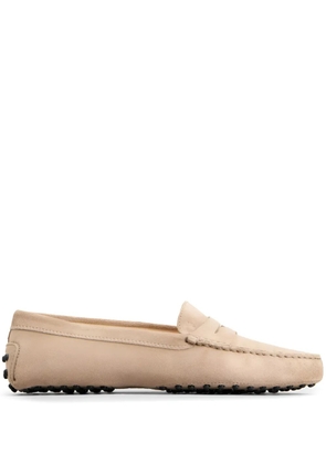 Tod's suede penny loafers - Neutrals