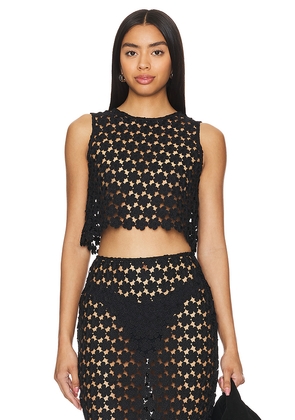 RUMER Capri Crop in Black. Size XS. Also in M.