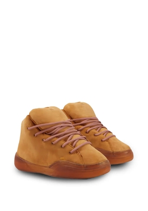 ERL lace-up high-top sneakers - Brown