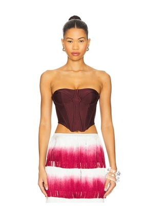 PatBO Corset Top in Red. Size 2. Also in 0, 10, 4, 6.