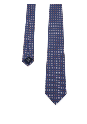 Polo Ralph Lauren geometric-pattern silk tie - Blue