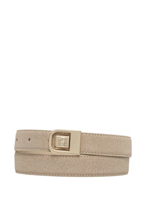 BOSS logo buckle belt - Neutrals