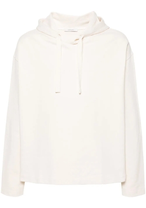 LEMAIRE plain drop-shoulder hoodie - Neutrals