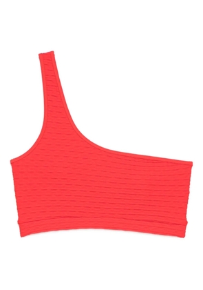 Duskii one-shoulder bikini top - Red