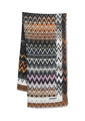 Missoni Chevron scarf (140cm x 140cm) - Brown