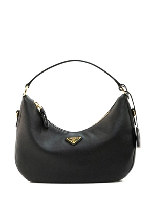 Prada triangle-logo shoulder bag - Black