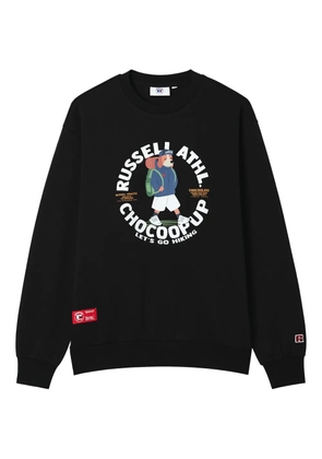 CHOCOOLATE graphic-print crew-neck sweatshirt - Black