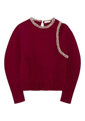 Simkhai Monroe embellished sweater - Red