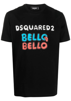 DSQUARED2 logo-print short-sleeve T-shirt - Black