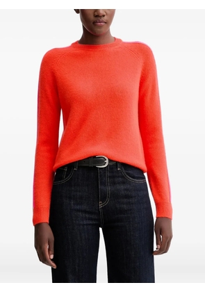 FROM FUTURE stripe-detail sweater - Orange