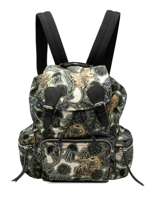 Burberry Pre-Owned 2000-2017 Nylon Graffiti Rucksack backpack - Green