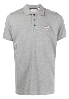 Rossignol logo-applique polo shirt - Grey