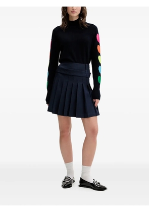 FROM FUTURE heart-motif cashmere sweater - Blue