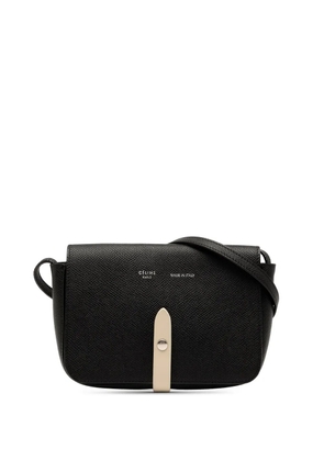 Celine Pre-Owned 2017 Leather Strap Clutch crossbody bag - Black