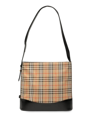 Burberry Pre-Owned 2000-2017 Haymarket Check Canvas shoulder bag - Brown