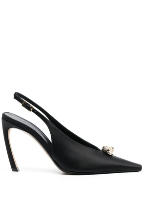 Lanvin pointed-toe slingback pumps - Black