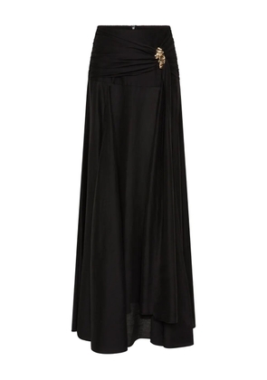 Rebecca Vallance slit embellished sable skirt - Black