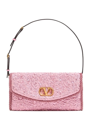 Valentino Garavani small DeVain shoulder bag - Pink