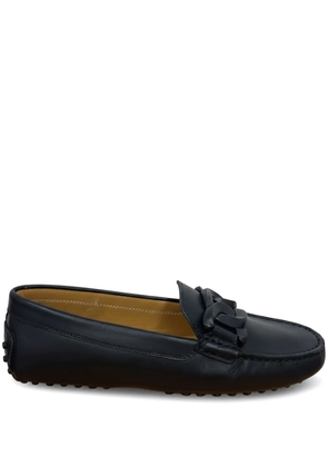 Tod's Gommini chain-accent loafers - Black
