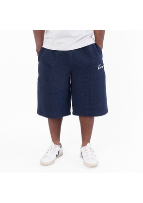 Kenzo Logo Embroidered Oversized Shorts