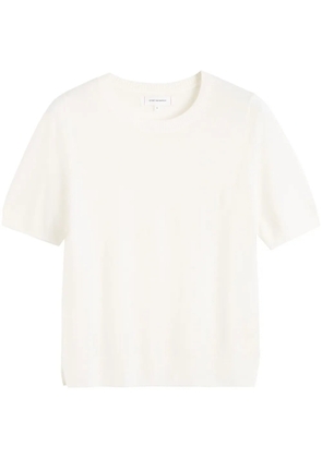 Chinti & Parker fine-knit merino T-shirt - White