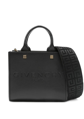 Givenchy Pre-Owned embossed-logo leather mini bag - Black