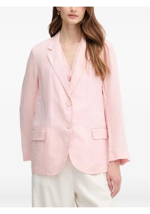 Benetton notched lapel button blazer - Pink