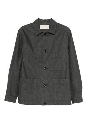 original vintage style buttoned-fastening jacket - Grey