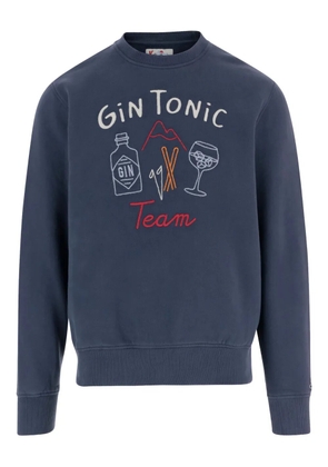 MC2 Saint Barth embroidered-motif sweatshirt - Blue