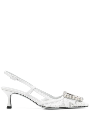 Roberto Festa 50mm Vittoria pumps - White